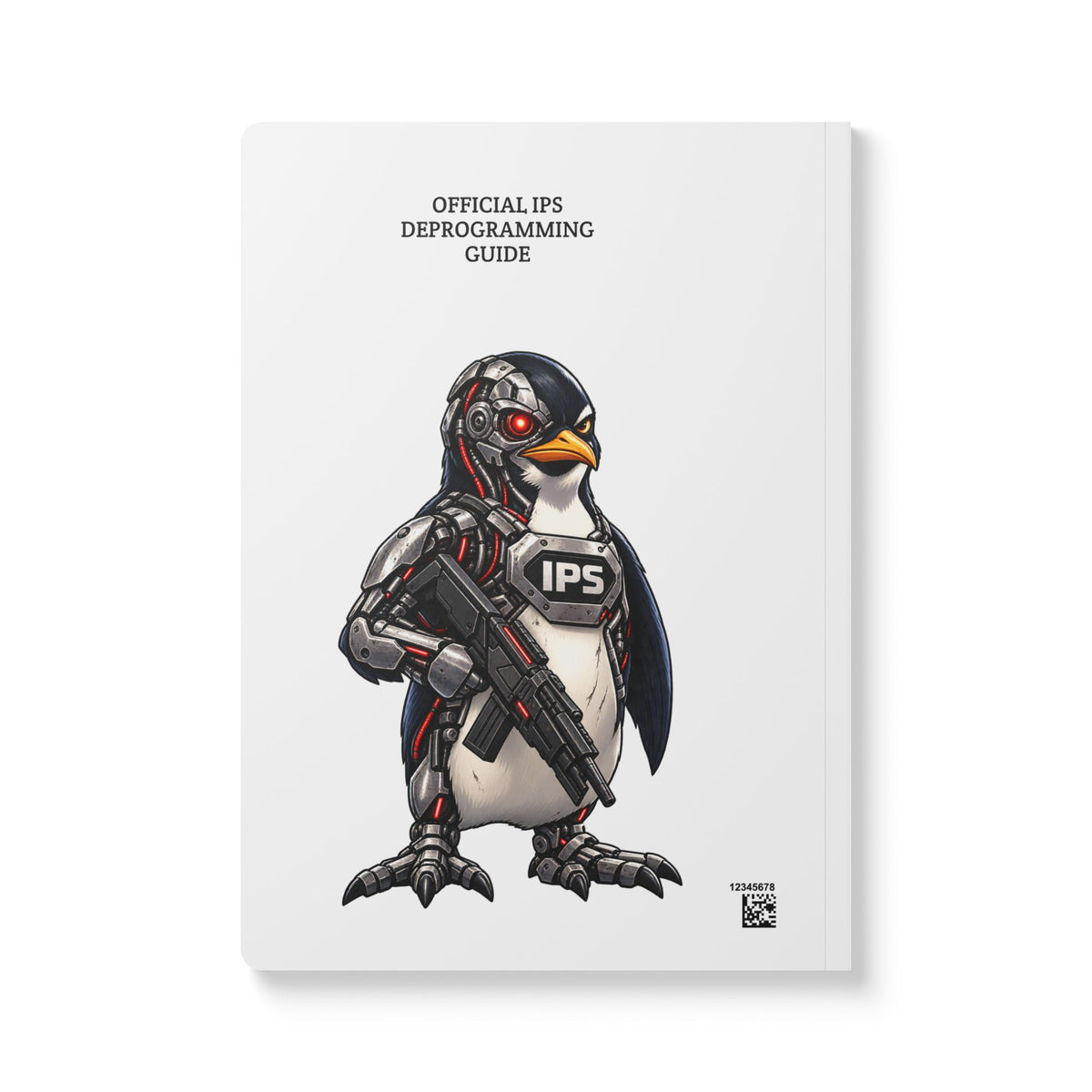 Mecha-Penguin Godzilla Softcover Journal (Cover Art Front and Back)