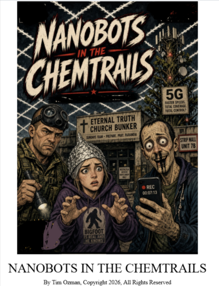 NANOBOTS IN THE CHEMTRAILS By Tim Ozman (short story 12 pages)